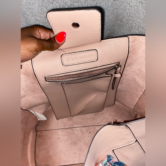 🩷✨2-in-1✨🩷 Light Pink Steve Madden Tote with Purse Insert! - Picture 4 of 9
